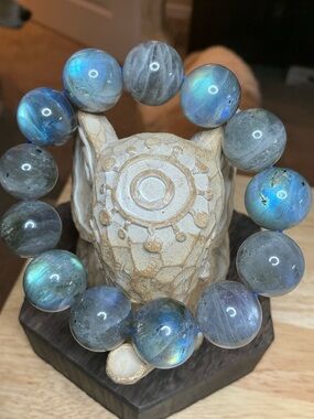 Electric Blue Labradorite 17mm